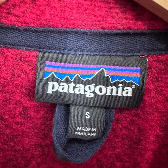 Patagonia Woolyester Fleece Pullover Oxide Red S - Picture 5 of 12